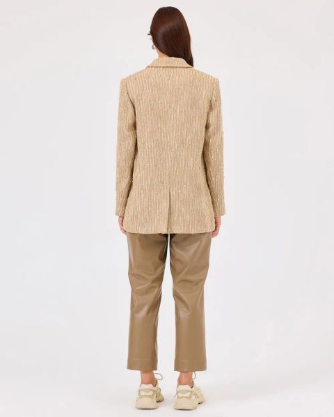 GOLD DÜĞMELİ BLAZER TÜVİT CEKET/SEÇİL