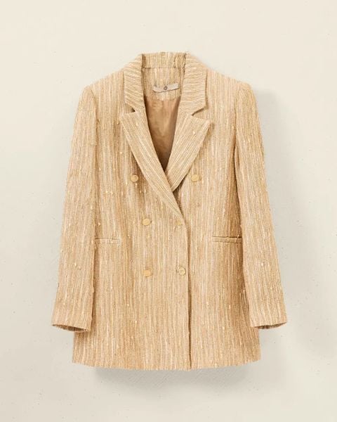 GOLD DÜĞMELİ BLAZER TÜVİT CEKET/SEÇİL