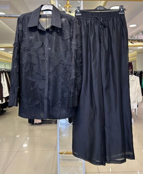 CEKETİ ÇİÇEK NAKIŞLI FİLE DTY. TAKIM/ GHISA