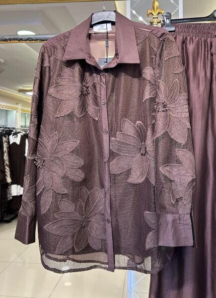 CEKETİ ÇİÇEK NAKIŞLI FİLE DTY. TAKIM/ GHISA