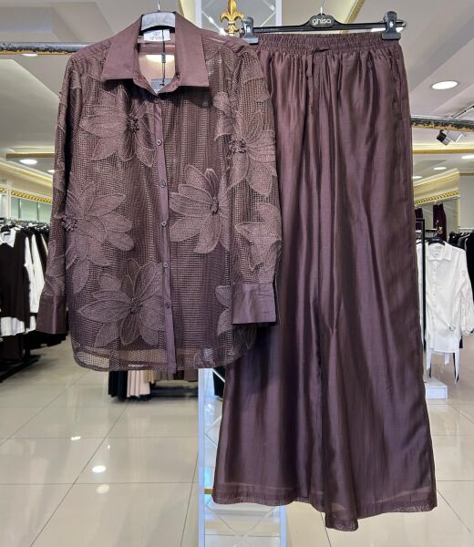 CEKETİ ÇİÇEK NAKIŞLI FİLE DTY. TAKIM/ GHISA