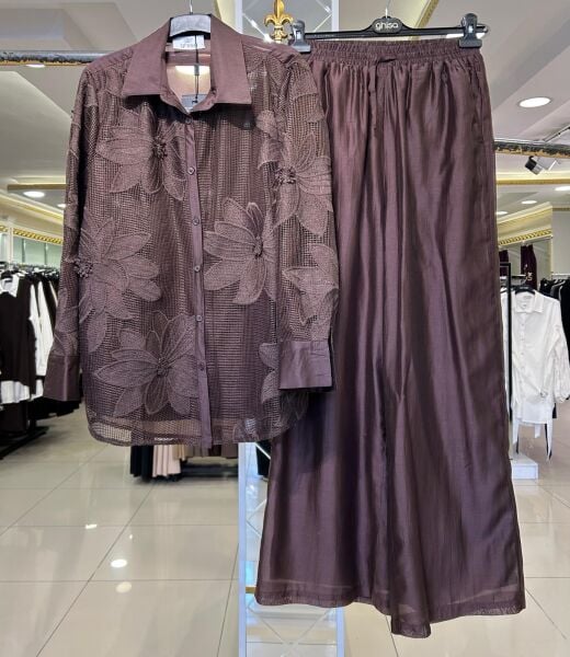 CEKETİ ÇİÇEK NAKIŞLI FİLE DTY. TAKIM/ GHISA