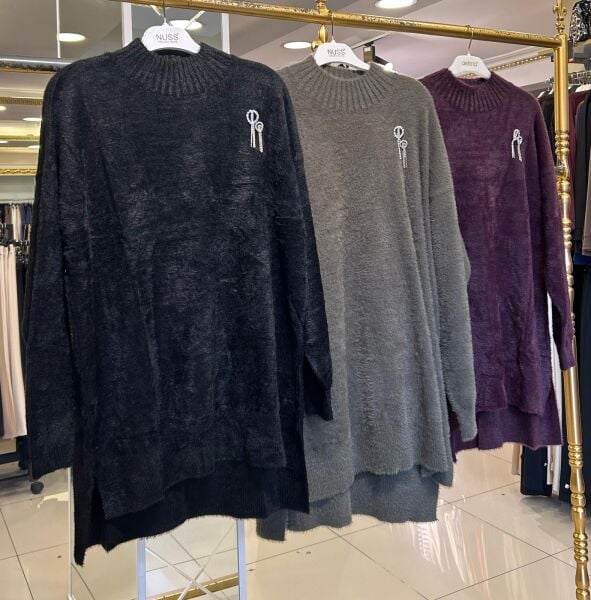 YARIM BALIKÇI BROŞ DTY. ANGORA TUNİK /NUSS 102