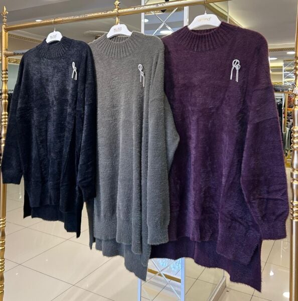 YARIM BALIKÇI BROŞ DTY. ANGORA TUNİK /NUSS 102