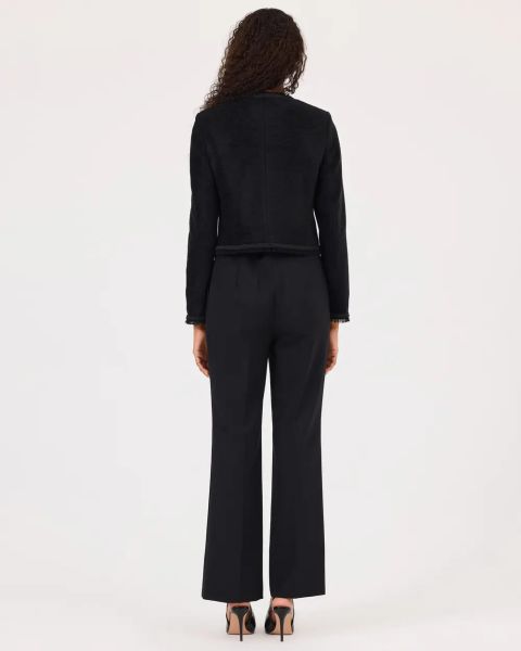 DÜĞME DTY. İŞLEMELİ KISA BOY CEKET/SEÇİL