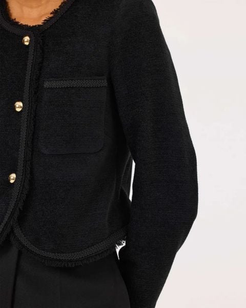 ﻿DÜĞME DTY. İŞLEMELİ KISA BOY CEKET/SEÇİL