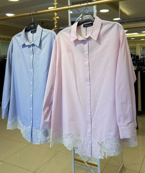 ﻿ETEK UCU GÜPÜR DTY. ÇİZGİLİ GÖMLEK/ NURCAN ÇETİN