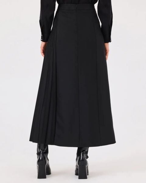 ﻿PİLİSE DETAYLI MİDİ BOY ETEK/SEÇİL