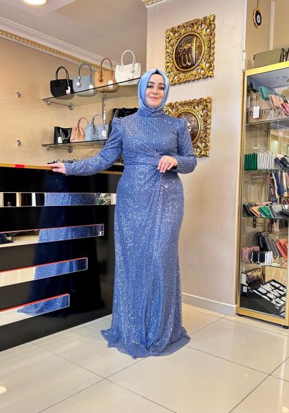 PAYET ABİYE/ MAVİ / BEJ