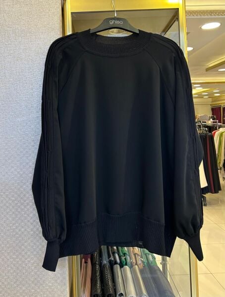 KOLLARI MERSERİZE DTY. KREP BLUZ /GHISA 4305