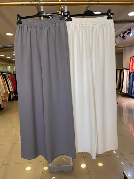 ﻿KREP KUMAŞ BOL PAÇA PANTOLON/GLARE