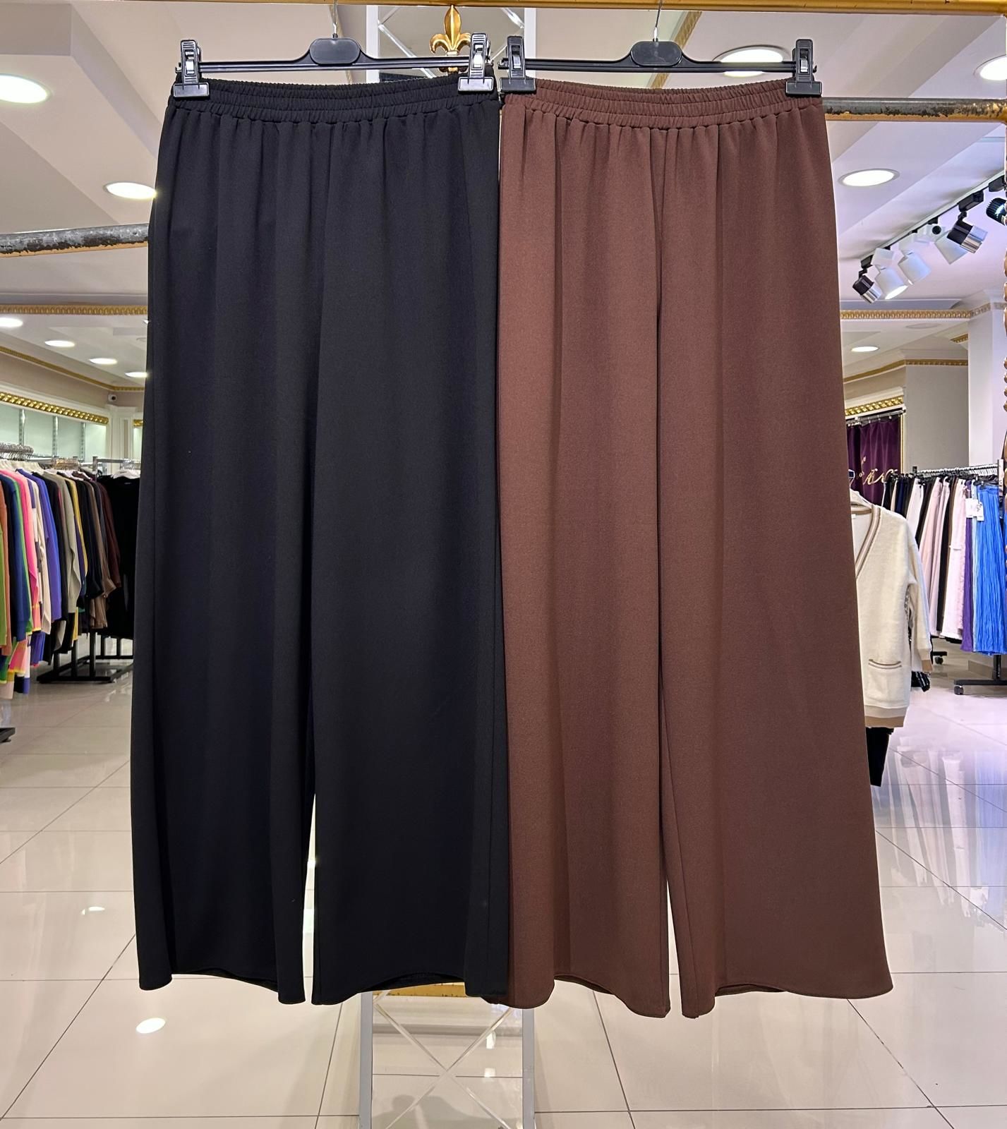 ﻿KREP KUMAŞ BOL PAÇA PANTOLON/GLARE