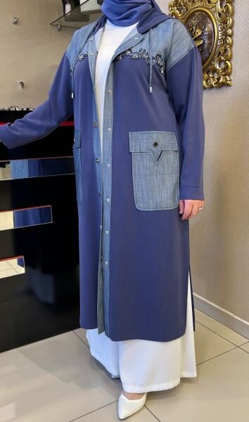 SARDUNYA ÇİFT KUMAŞ DTY. BONCUK İŞLEMELİ KAP/ MÜSEMMA