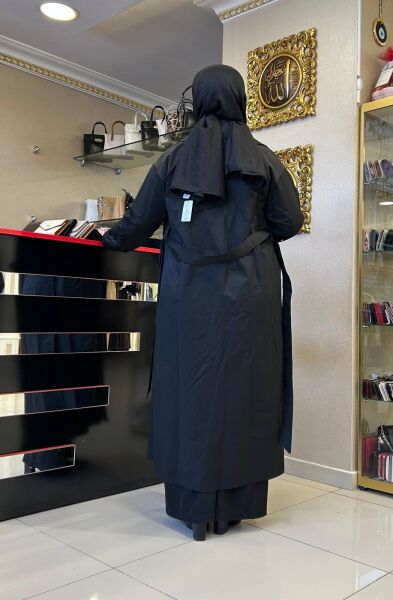 KOLLARI NAKIŞ DTY. UZUN TRENÇKOT /NURCAN ÇETİN