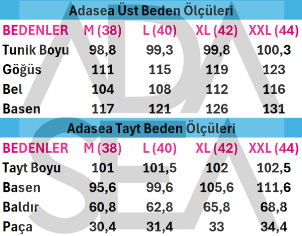 Violeta Uzun Kollu Tesettür Mayo 3404 / ADASEA (ROZAMAY)