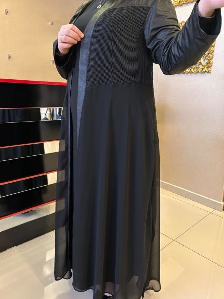 ELBİSELİ FİLE DTY. ABAYA TAKIM/NURCAN ÇETİN