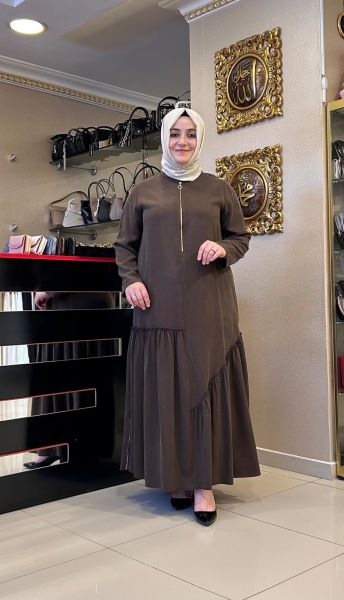 FIRFIR VE FERMUAR DTY. TENSEL ELBİSE/ DEFRİNA