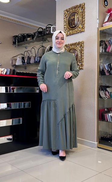 FIRFIR VE FERMUAR DTY. TENSEL ELBİSE/ DEFRİNA