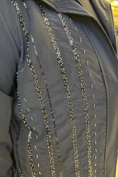 ÖNÜ BONCUK İŞLEMELİ YAKALI KAP/ FUAT GÜRŞEN