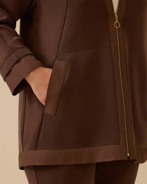 B. BEDEN KAPÜŞONLU FERMUARLI KAP-PANTOLON TAKIM /SEÇİL