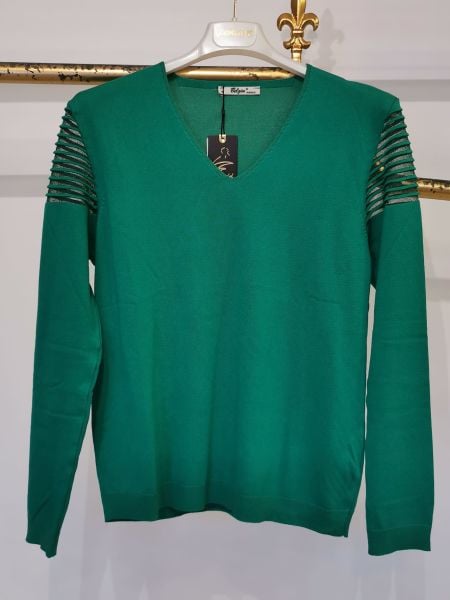 BELGİN TRANSPARAN DETAYLI BLUZ