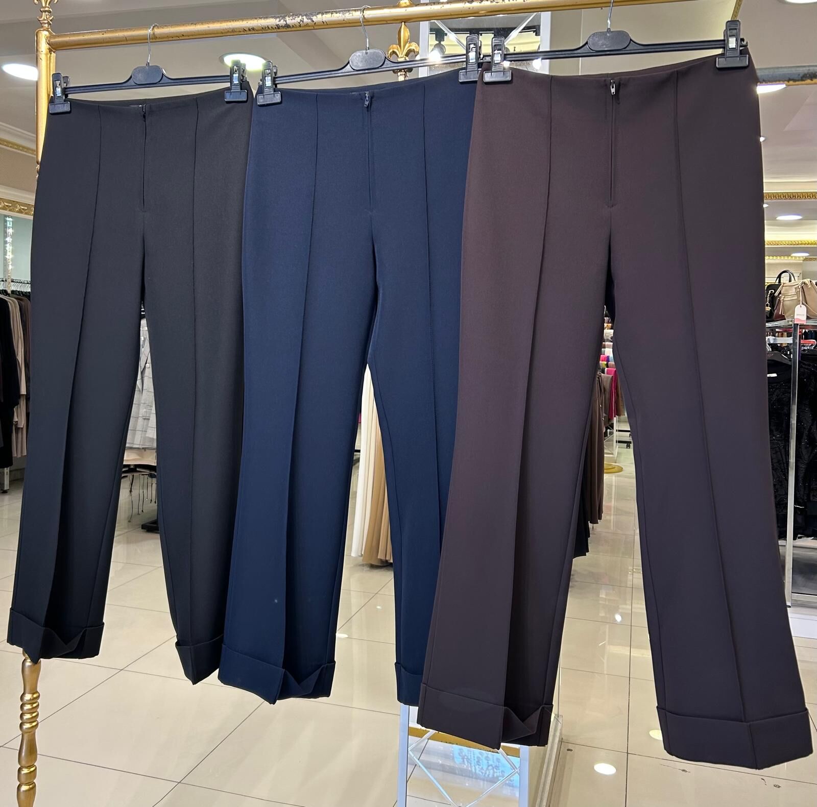 BOOM ÖNÜ FERMUARLI DOUBLE PAÇA PANTOLON /SENTEZ 