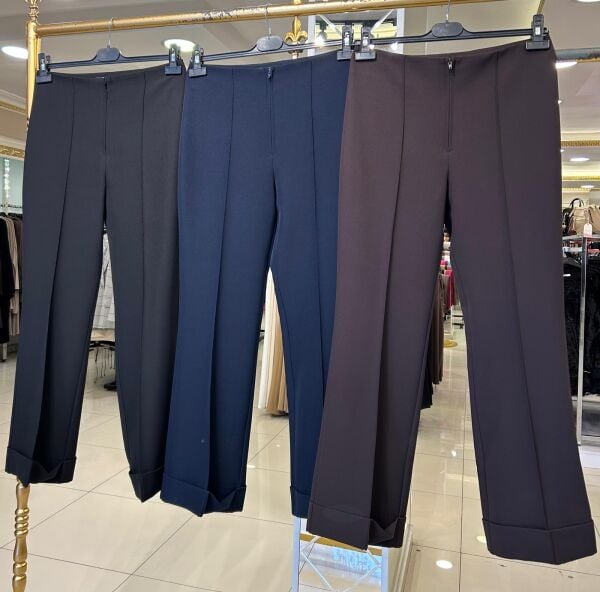 BOOM ÖNÜ FERMUARLI DOUBLE PAÇA PANTOLON /SENTEZ 