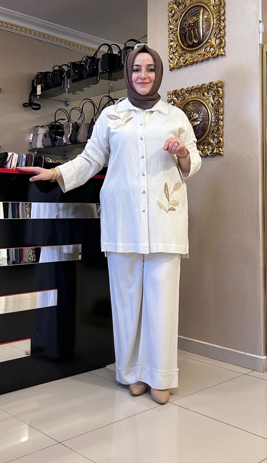 NAKIŞ VE PÜSKÜL DTY. PANTOLONLU TAKIM/ SEÇİL