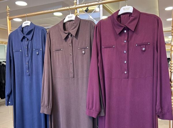 ÇITÇIT DTY. YAKALI TENSEL ELBİSE/ NUSS