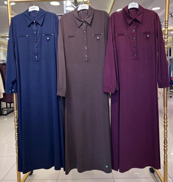 ÇITÇIT DTY. YAKALI TENSEL ELBİSE/ NUSS