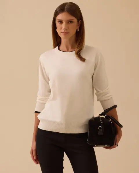 BİYE DETAYLI LASTİKLİ TRİKO BLUZ /SEÇİL