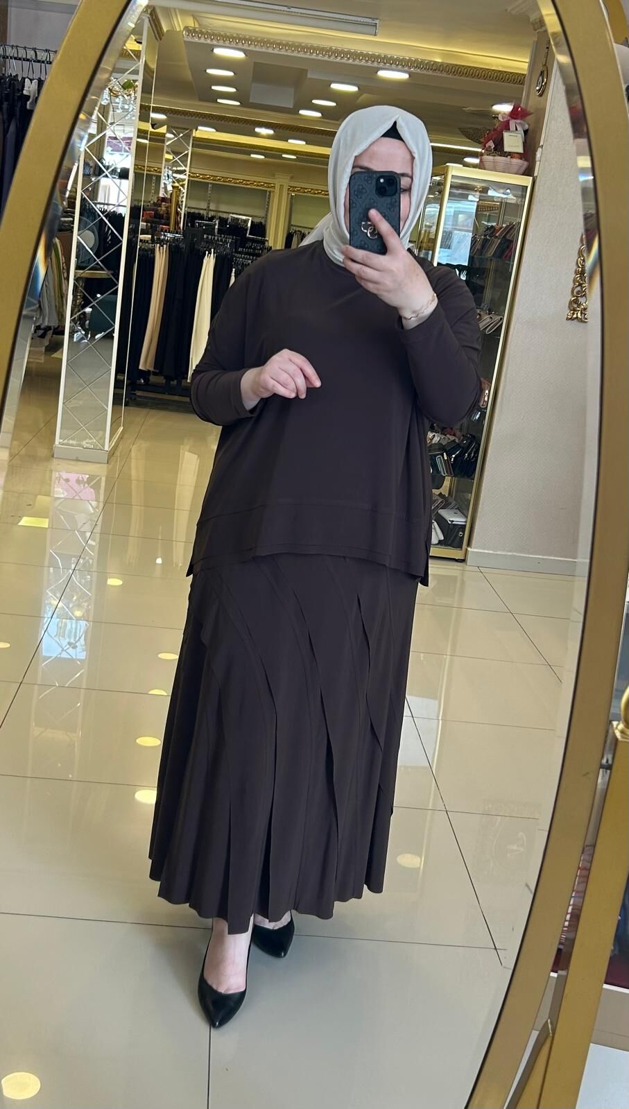 SANDY KUMAŞ PARÇALI ETEKLİ TAKIM/ NURCAN ÇETİN 26565