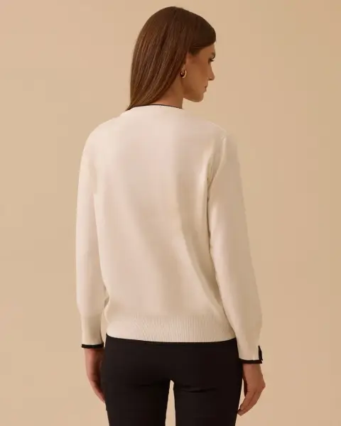 BİYE DETAYLI LASTİKLİ TRİKO BLUZ /SEÇİL