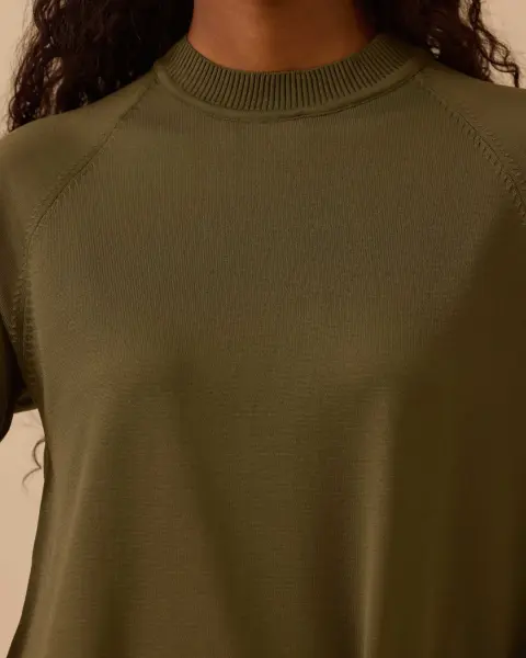 UZUN KOLLU BASIC TRİKO TUNİK /SEÇİL