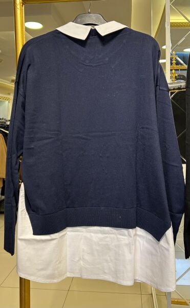 ÜZERİ BONCUK İŞLEMELİ GÖMLEK DTY. TRİKO TUNİK/ TIĞTRİKO