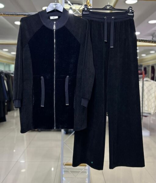 CEKETİ KÜRK DTY. KADİFE  TAKIM/ TIĞTRİKO