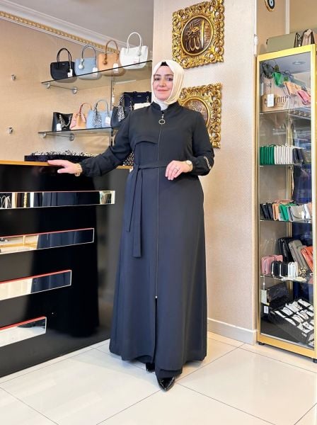 ZİNCİR AKSESUARLI FERACE/ ZERENAY