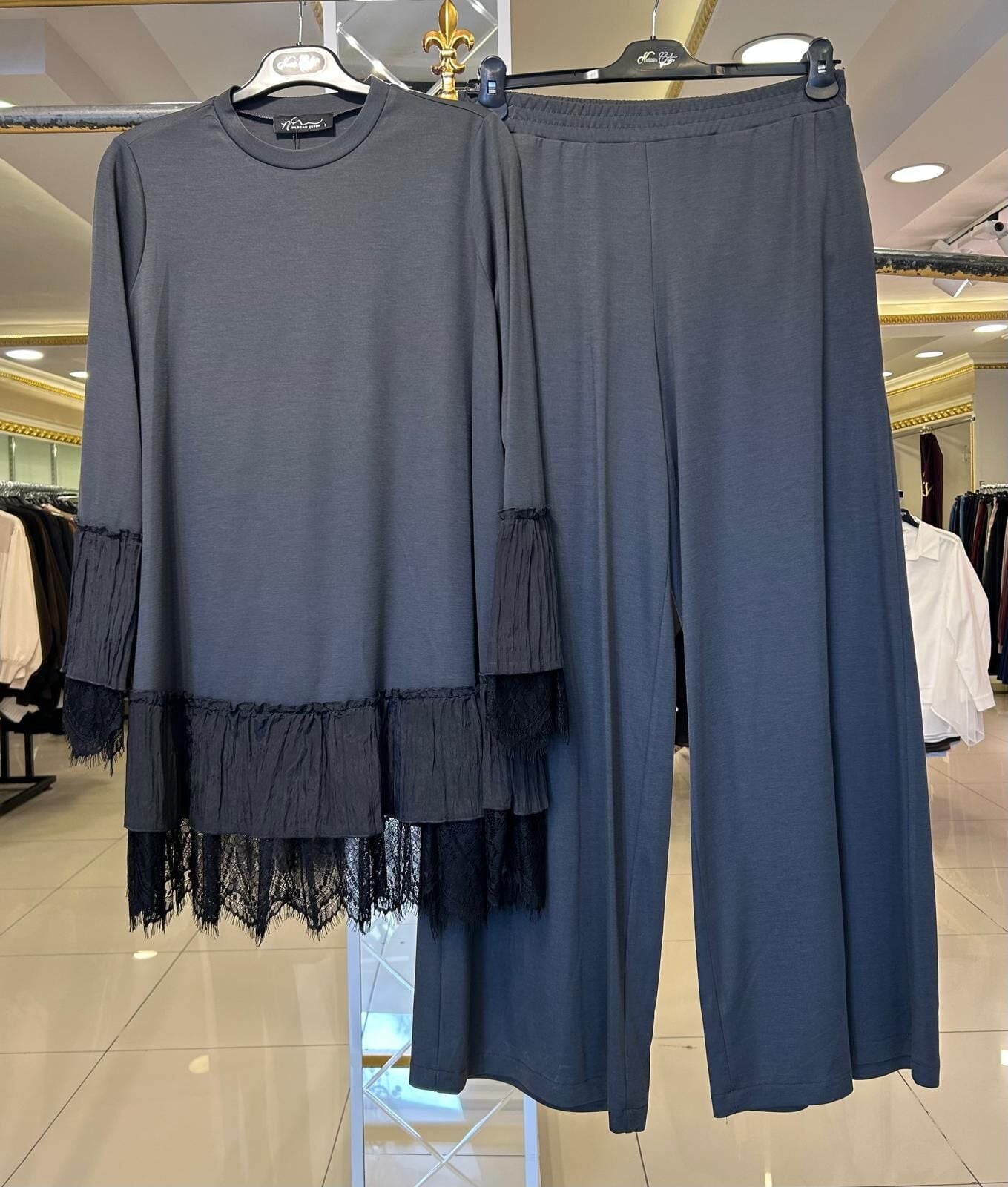 TUNİĞİ DANTEL DTY. BAMBU PENYE TAKIM /NURCAN ÇETİN 26546