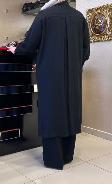 GÖĞSÜ İŞLEMELİ FERMUAR DTY. GÖMLEK- KAP/BEHREM