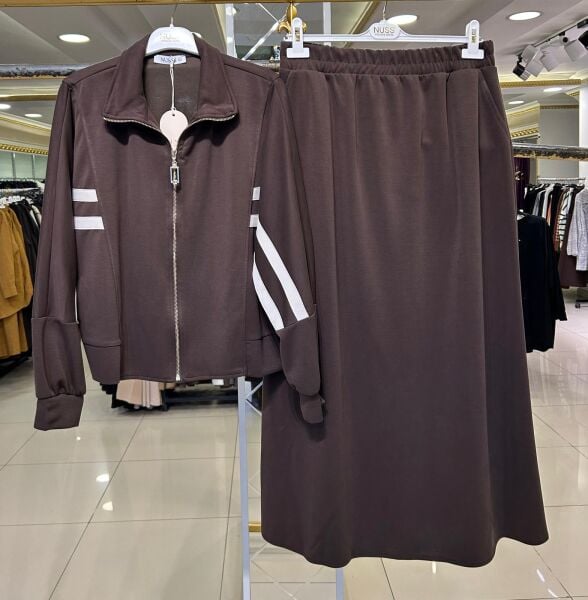 CEKETİ ŞERİT DTY. ETEKLİ MODAL TAKIM/ NUSS