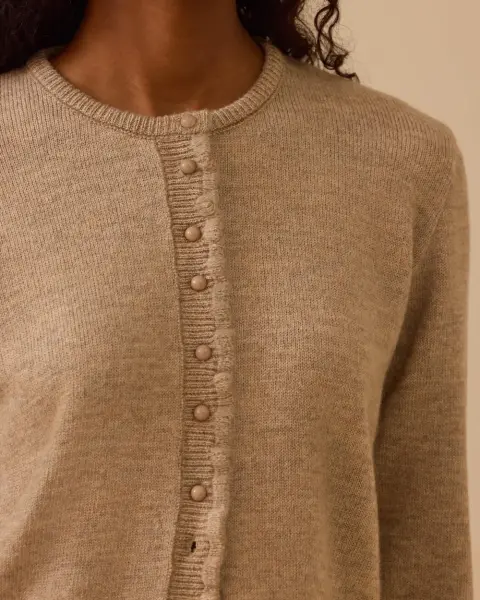 DÜĞMELİ BEL BOY TRİKO HIRKA /SEÇİL   