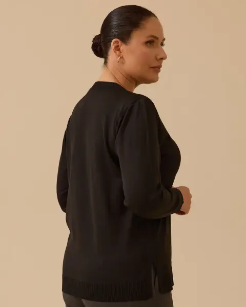 B. BEDEN DESENLİ TRİKO BLUZ /SEÇİL