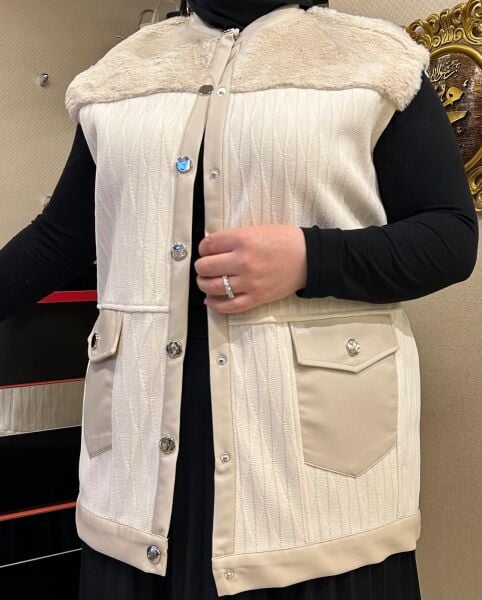 DERİ VE KÜRK DTY. TRİKO YELEK/ TIĞTRİKO