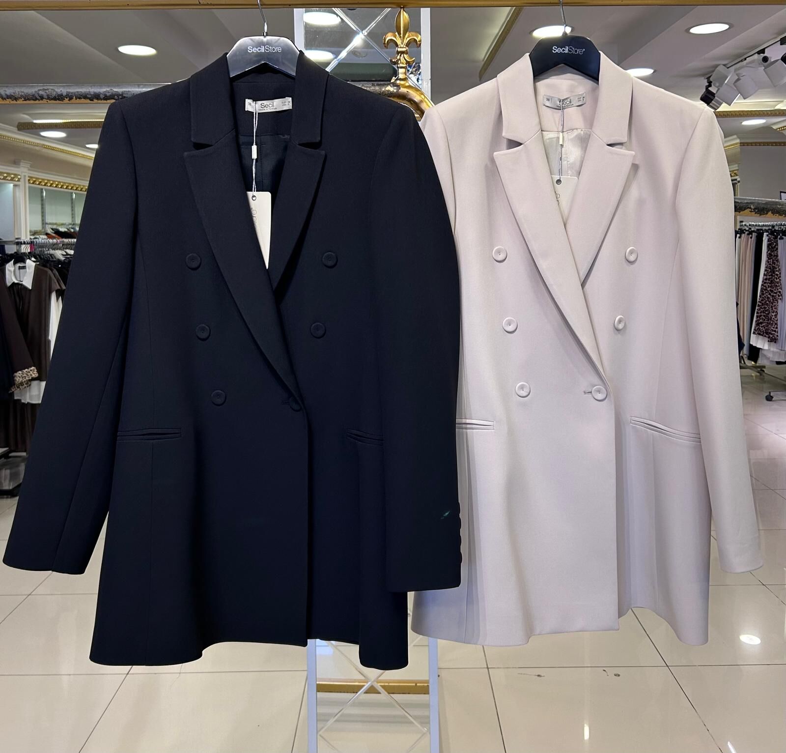 KRUVAZE YAKA BLAZER CEKET /SEÇİL