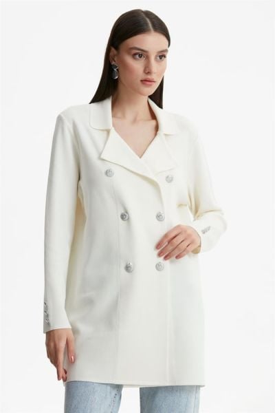 KRUVAZE YAKA RAYON HIRKA EKRU/TIĞTRİKO