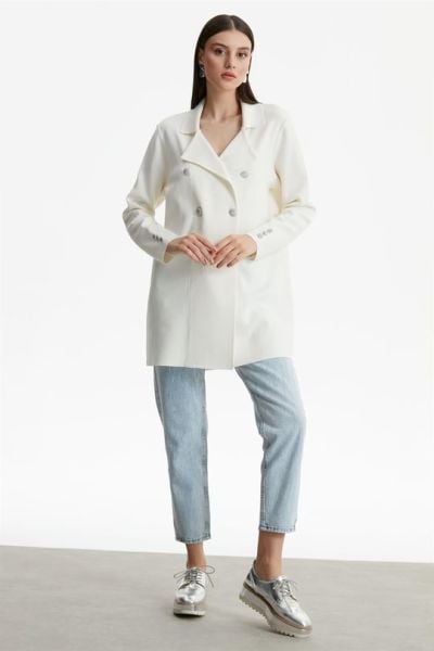 KRUVAZE YAKA RAYON HIRKA EKRU/TIĞTRİKO