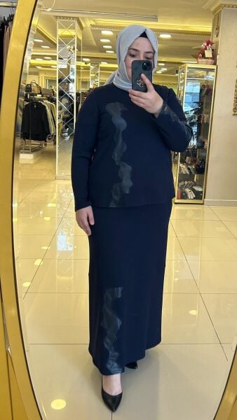 SUNİ DERİ DTY. ETEKLİ TAKIM/ DEFRİNA 61187