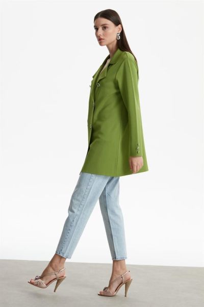 KRUVAZE YAKA RAYON HIRKA YEŞİL /TIĞTRİKO