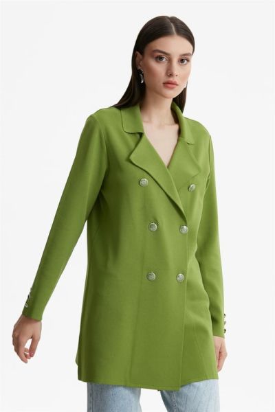 KRUVAZE YAKA RAYON HIRKA YEŞİL /TIĞTRİKO