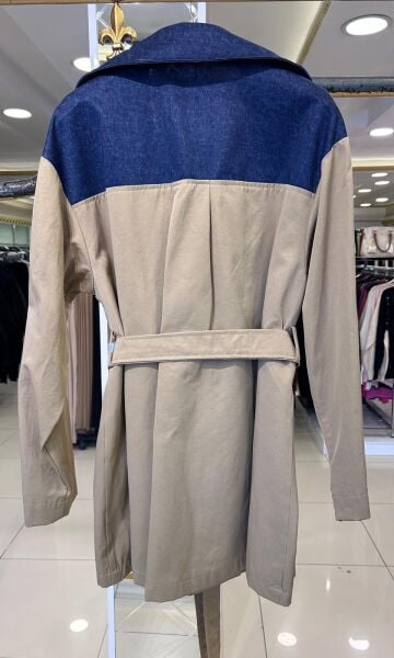 SIRTI KOT DTY. DÖRT DÜĞMELİ TRENÇ/ GHISA